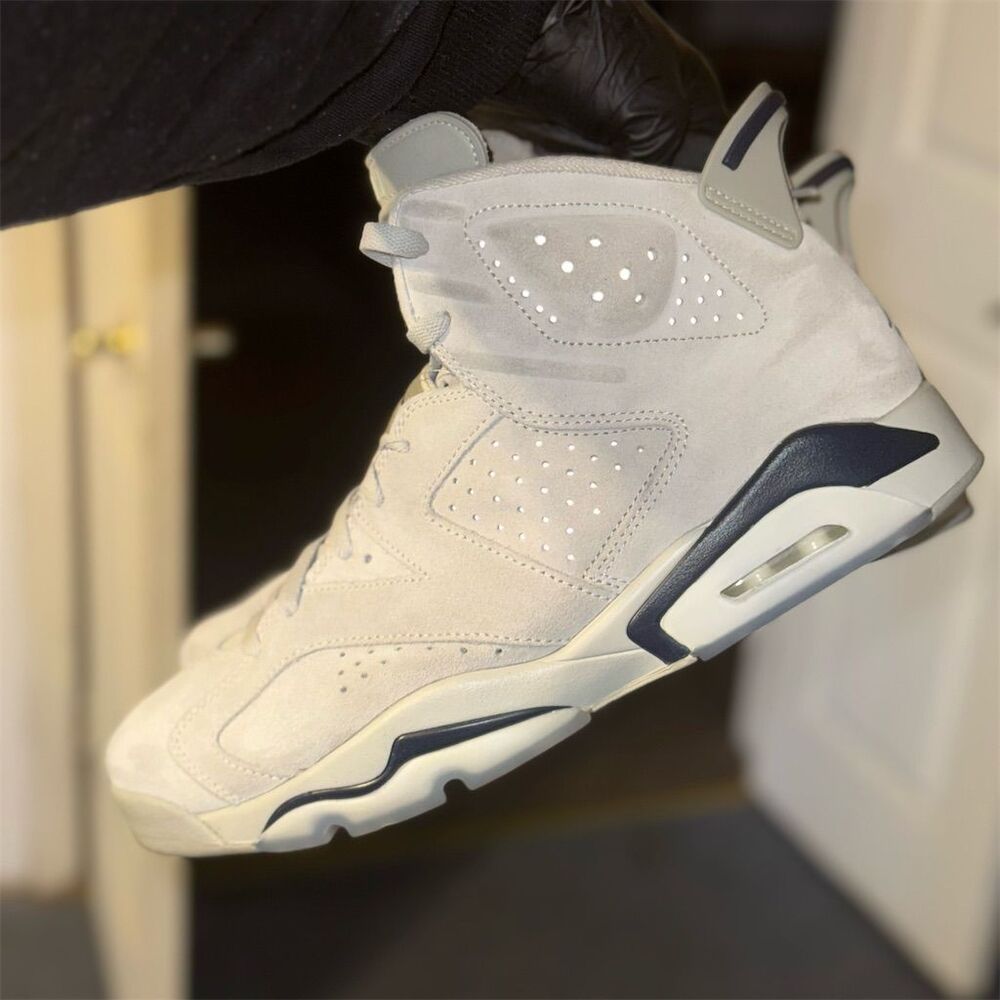 Jordan 6 Retro Georgetown 2022 Men's Gray Sneakers Size 11.5